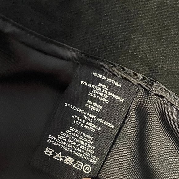 NWT Theory Crop Pant Moleskin Twill - Picture 8 of 8